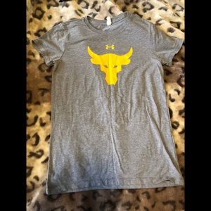The Rock, Under Armour T shirt